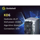Blake2s Algorithm KDA Coin Miner Goldshell KD6 26.3T/S 2630W