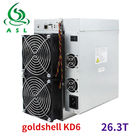 4 Fans Kadena Mining Machine 29.2TH/S 2630W Goldshell KD6 Miner